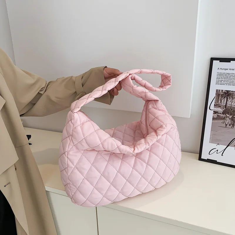 Luxury Quilted Padded Tote