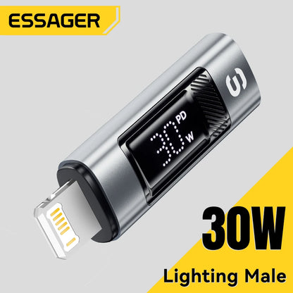 Universal Type-C to Lightning OTG Adapter 60W Fast Charging Converter