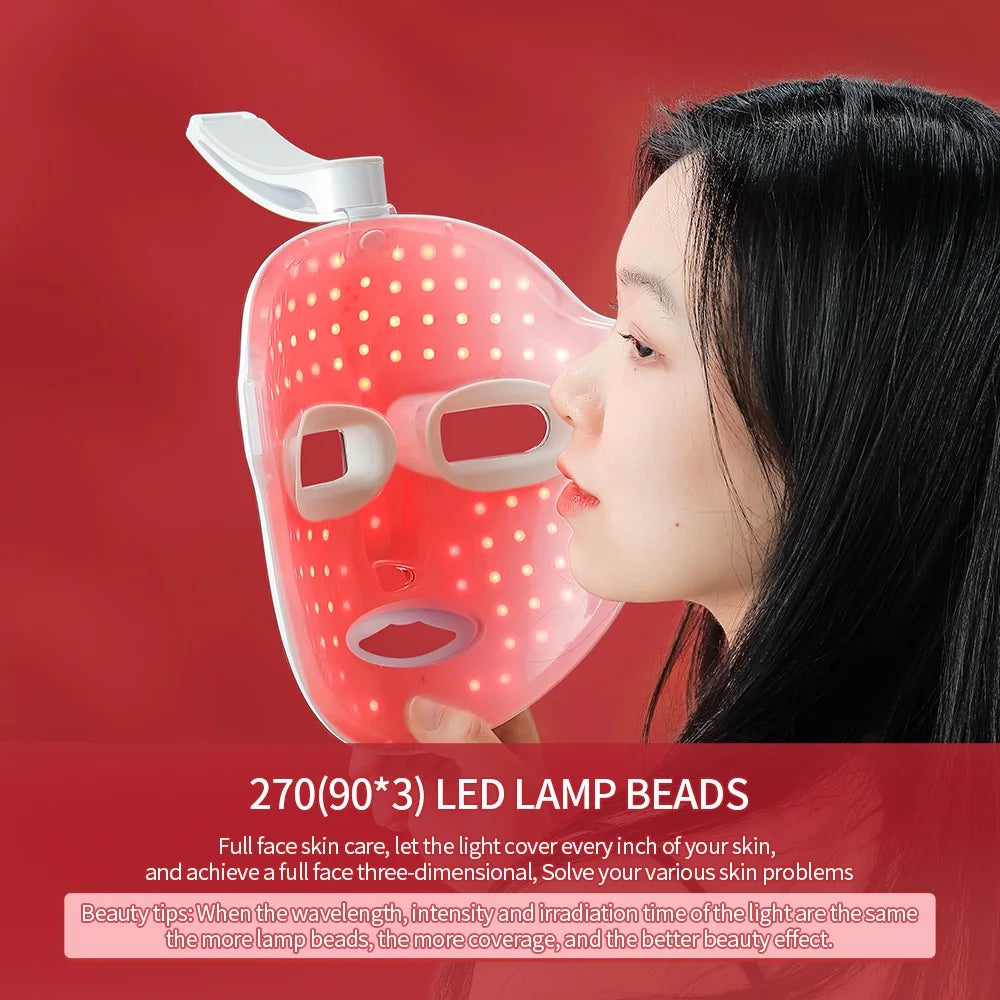 7 Color LED Face & Neck Mask - Anti-Aging Light Therapy