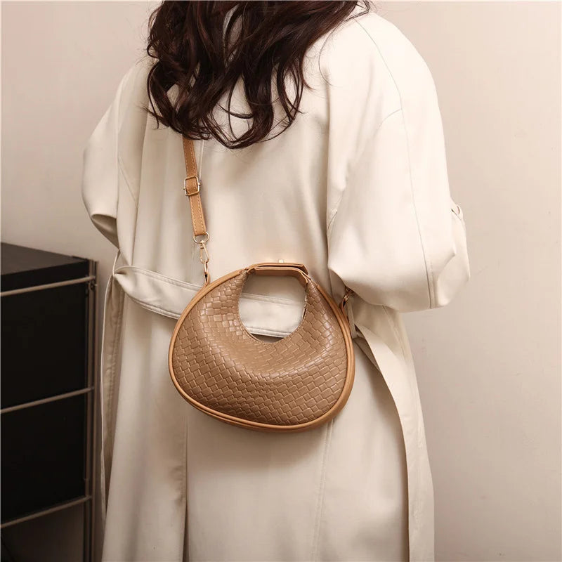 Luxury Half Moon Shoulder Bag