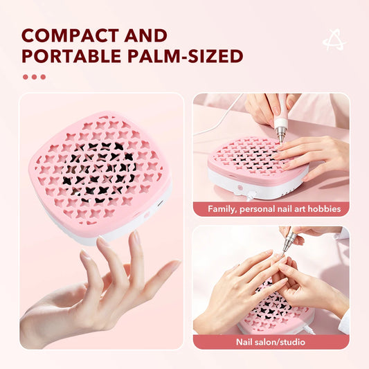 High-Power Portable Nail Dust Collector Vacuum for Professional Manicure