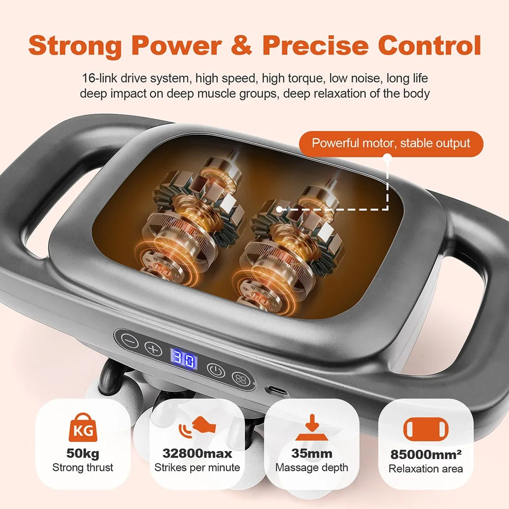 16-Head Deep Tissue Massager