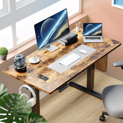 63" Electric Standing Desk - Ergonomic Adjustable Sit-Stand Office Table