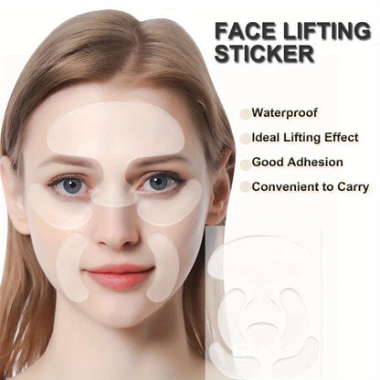 Reusable Silicone Anti-Wrinkle Face Patches - Forehead & Eye Smoothing Set