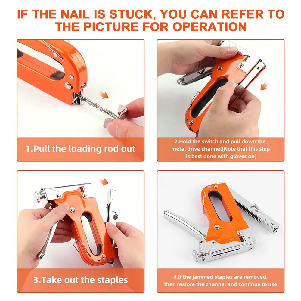 Heavy Duty 4-in-1 Staple Gun Kit - 9