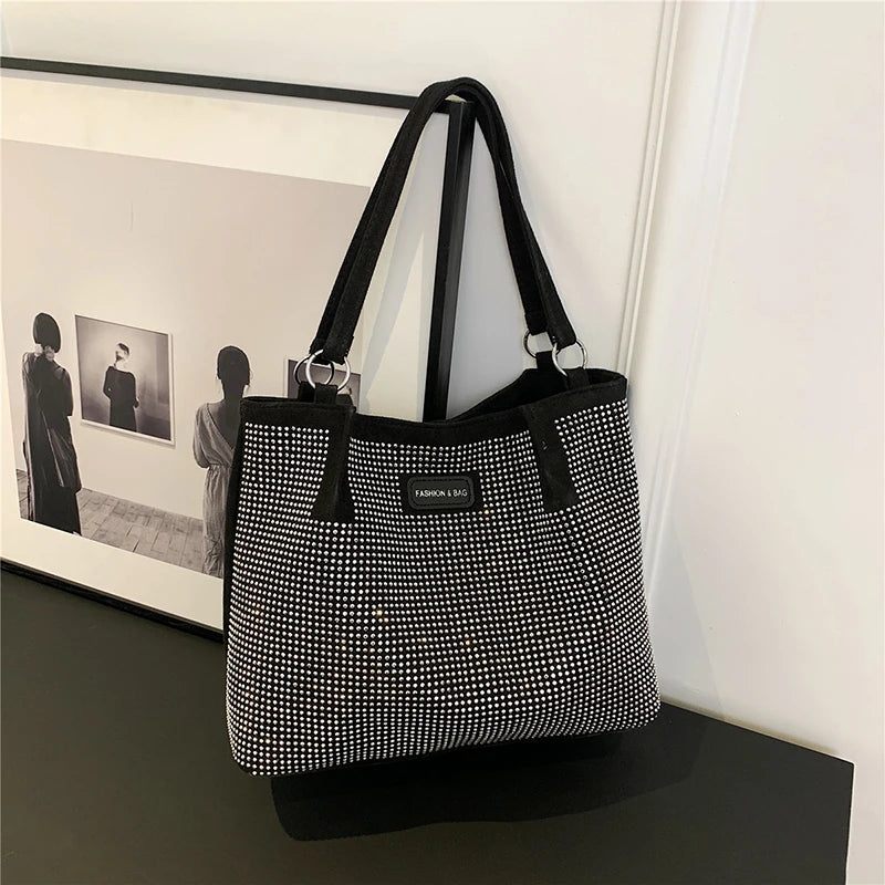 Luxury Diamond Quilted Shoulder Bag
