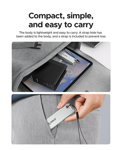 Dual USB-C & USB-A High-Speed Flash Drive - Durable Metal Storage for All Devices