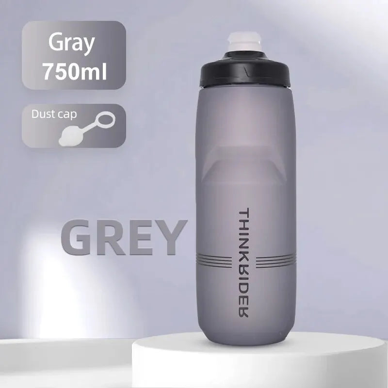 ThinkRider Sports Water Bottle - Leak-Proof Squeeze Bottle for Cycling & MTB