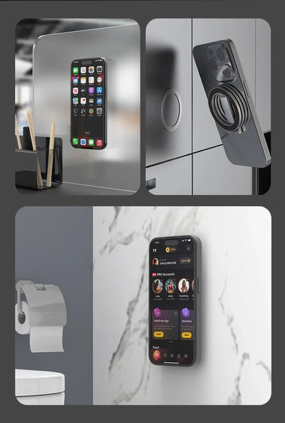 Foldable Magnetic Phone Holder for Gym Treadmill & Car - Magsafe Compatible