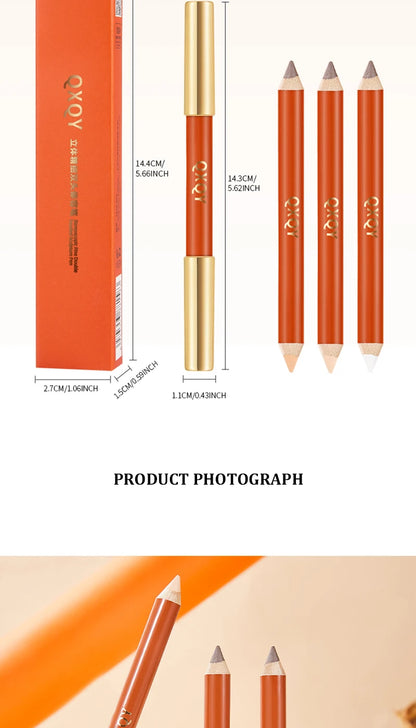 Double-Ended Contour & Highlighter Stick - Creamy Sculpting Makeup Pen