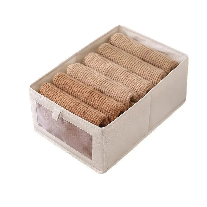 Foldable Wardrobe Clothes Organizer - Closet Drawer Divider - 4