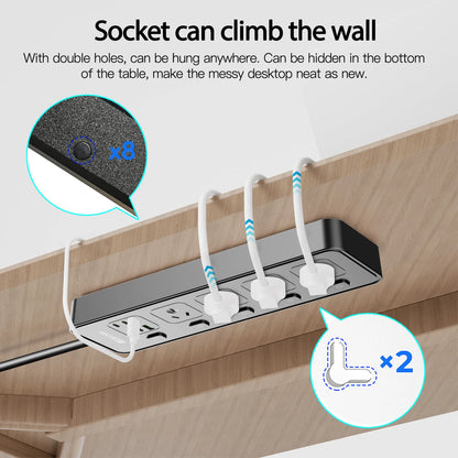 Australian Multi-Plug Power Board with 6 USB Fast Charging Ports & Switches