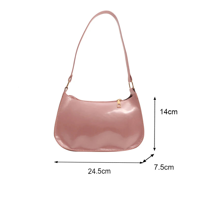 Retro Leather Hobo Bag