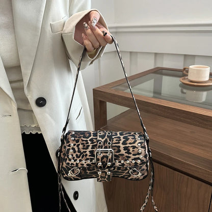 Luxury Trendy Rivet Shoulder Bag