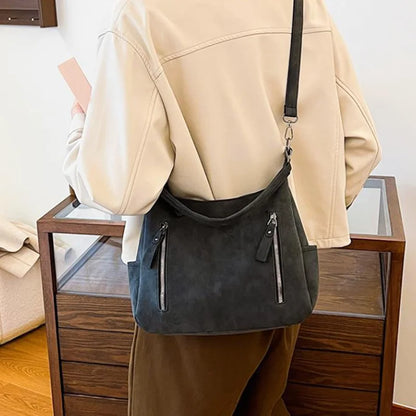 Luxury Retro Matte Shoulder Bag