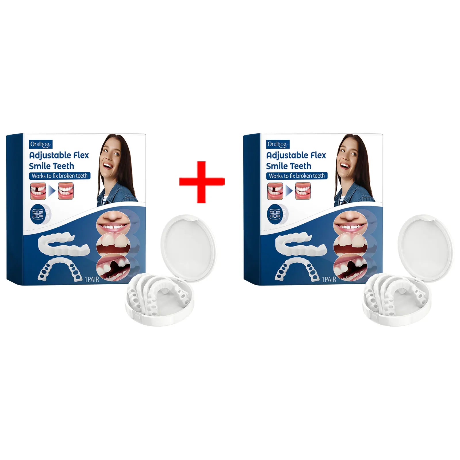 Snap-On Adjustable Smile Veneers for Instant Teeth Coverage and Whitening - 23