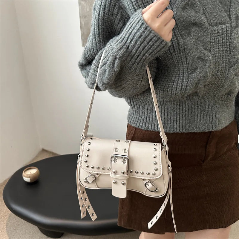 Luxury Trendy Rivet Shoulder Bag