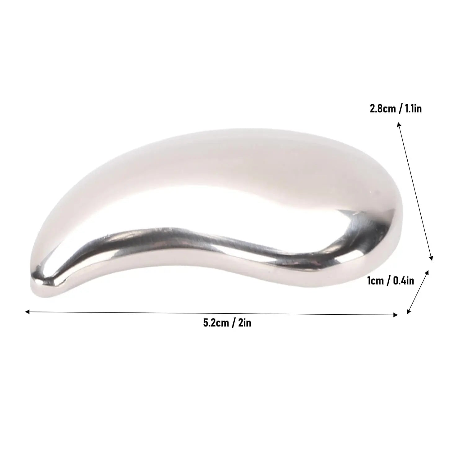 Stainless Steel Cooling Eye Pads for Puffy Eyes & Dark Circles - 6