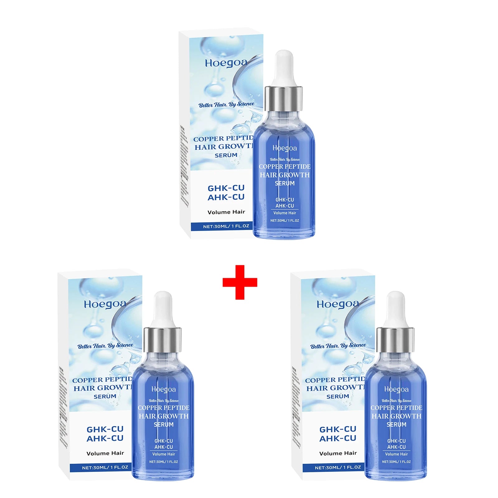 Copper Peptide Hair Growth Serum - Revitalizing Scalp & Anti-Frizz Repair Treatment - 16