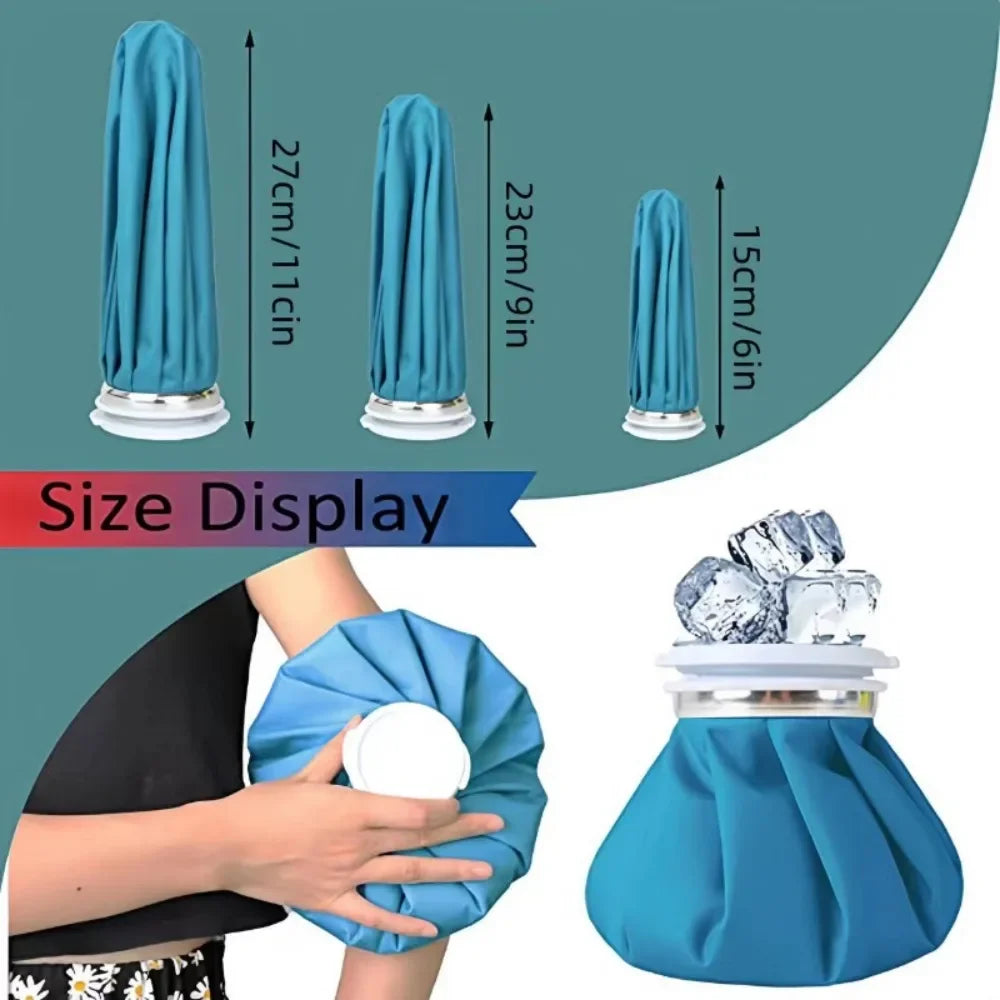 Reusable Ice Bag & Hot Cold Therapy Wrap for Pain Relief & Sports Injuries - 7