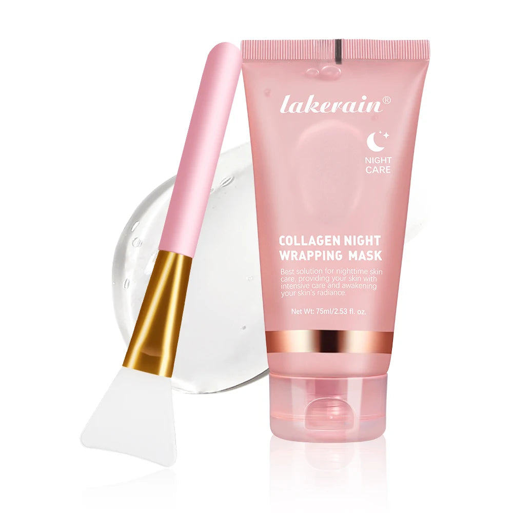 Overnight Collagen Wrapping Mask - Hydrating Peel-Off Facial Gel - 2