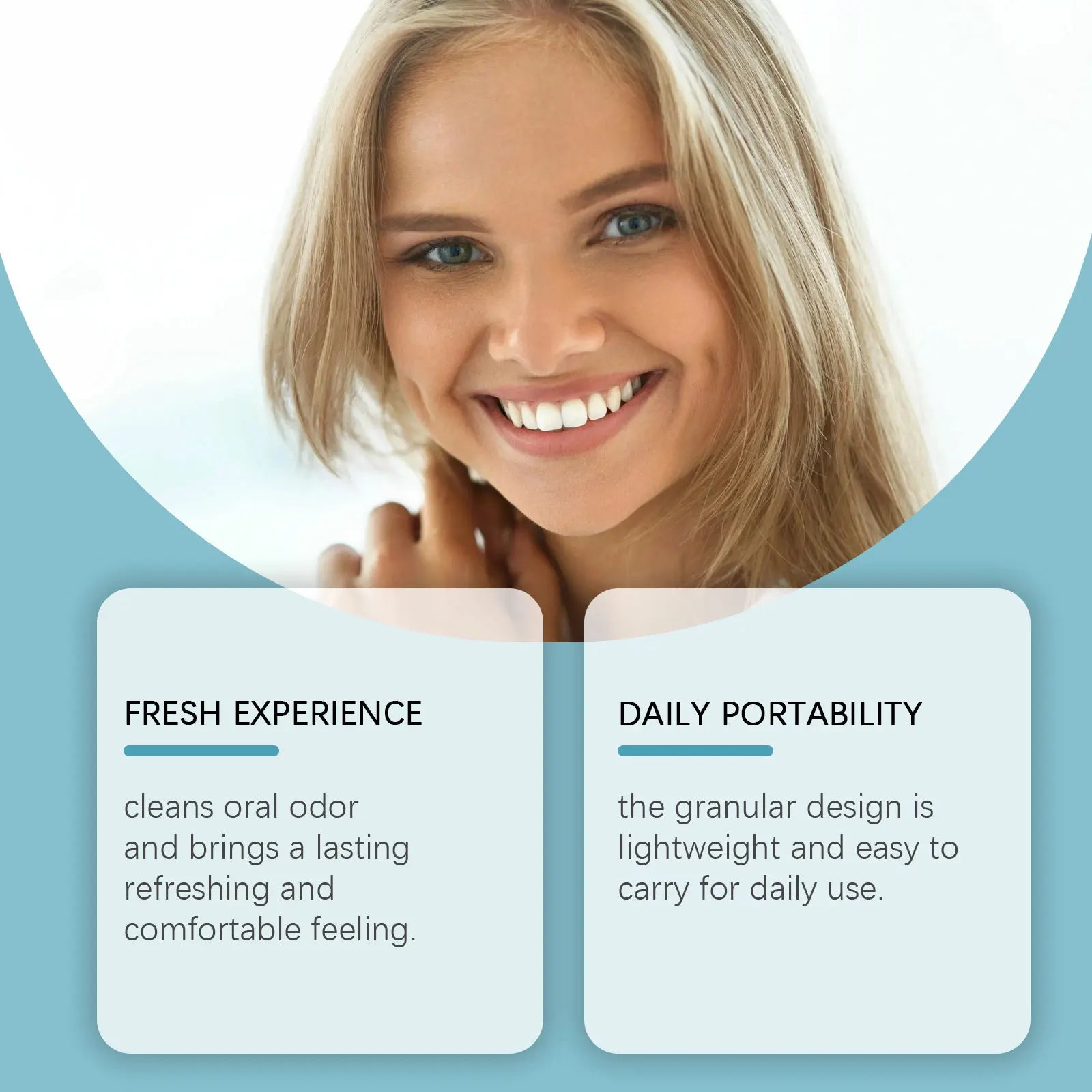 Probiotic Teeth Whitening Mouthwash Tablets for Fresh Breath & Oral Care - 8