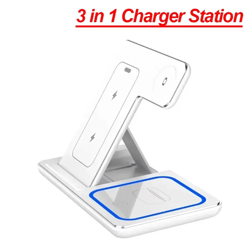 3-in-1 Foldable Wireless Charging Station for iPhone, iWatch & AirPods - 15