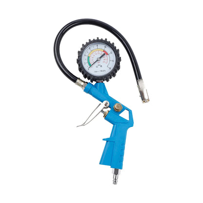 220 PSI Tire Inflator with Pressure Gauge & Air Hose for Cars & Motorcycles