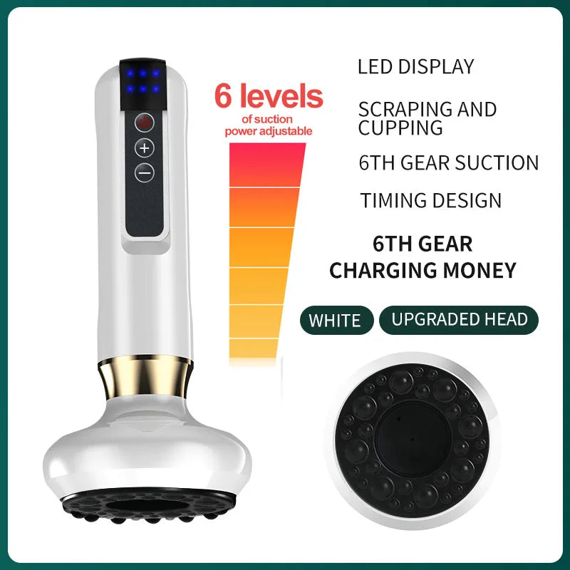 Electric Cupping Massager - Smart Vacuum Gua Sha Therapy - 30