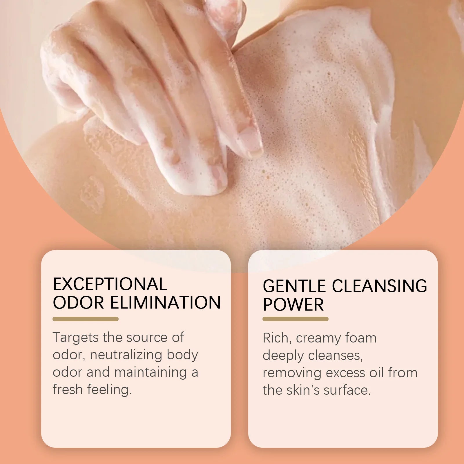 Persimmon Deodorizing Body Soap for Natural Aging Odor Neutralization & Skin Care - 8