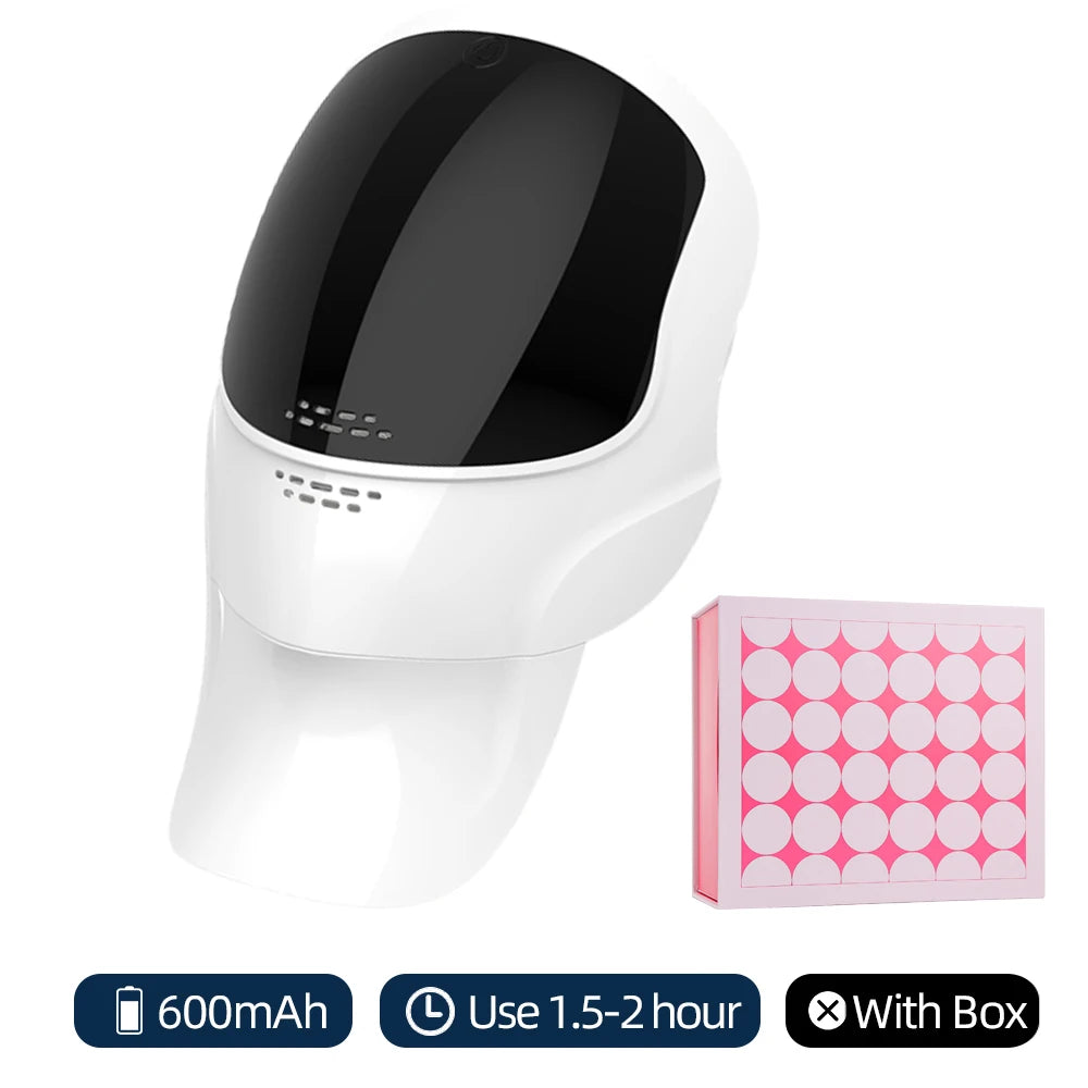 7-Color LED Face & Neck Light Therapy Mask Wireless - 14