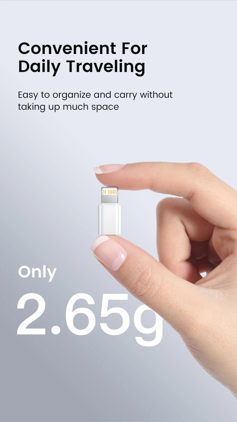 USB-C Male to Lightning Female Fast Charging Adapter Converter