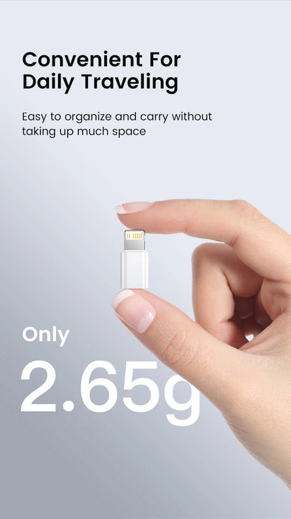 USB-C Male to Lightning Female Fast Charging Adapter Converter