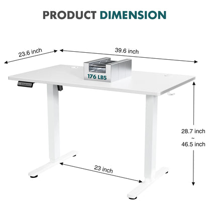 Electric Standing Desk - Height Adjustable Sit-Stand Computer Workstation