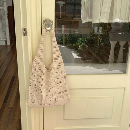 Luxury Hollow Crochet Tote