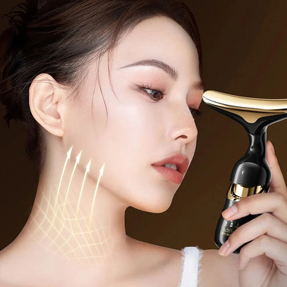 Microcurrent Facial Massager - Neck & Face Lift Wrinkle Reducer