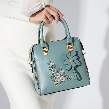 Luxury Embroidered Tassel Tote