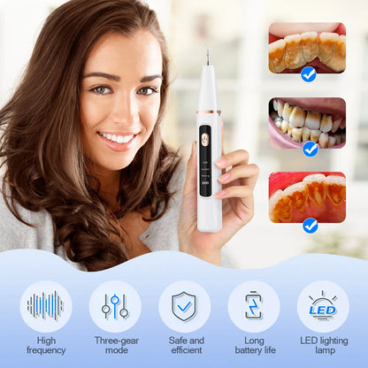 Ultrasonic Electric Teeth Cleaner & Tartar Remover for Professional Oral Care