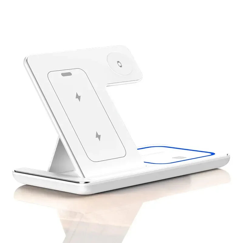 3-in-1 Foldable Wireless Charging Station for iPhone, Apple Watch & AirPods - 26
