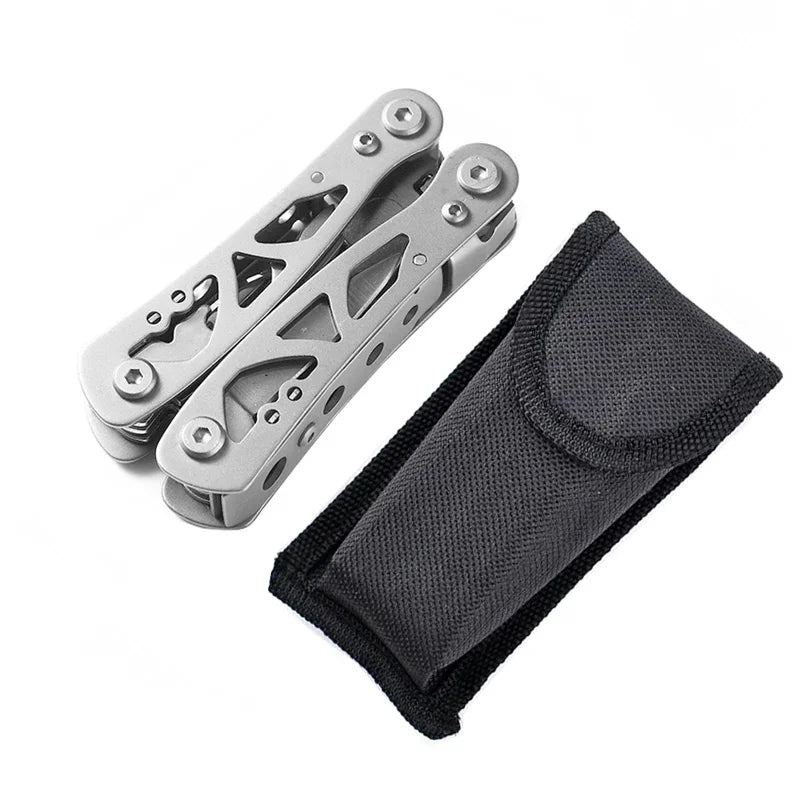 12-in-1 Compact Folding Multi-Tool Pocket Knife with Pliers & Screwdrivers