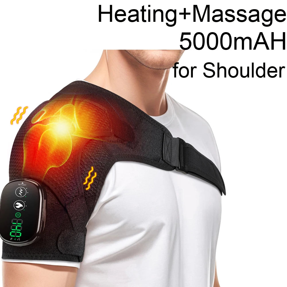 Heated Joint Massager Brace for Shoulder Knee Elbow - 51