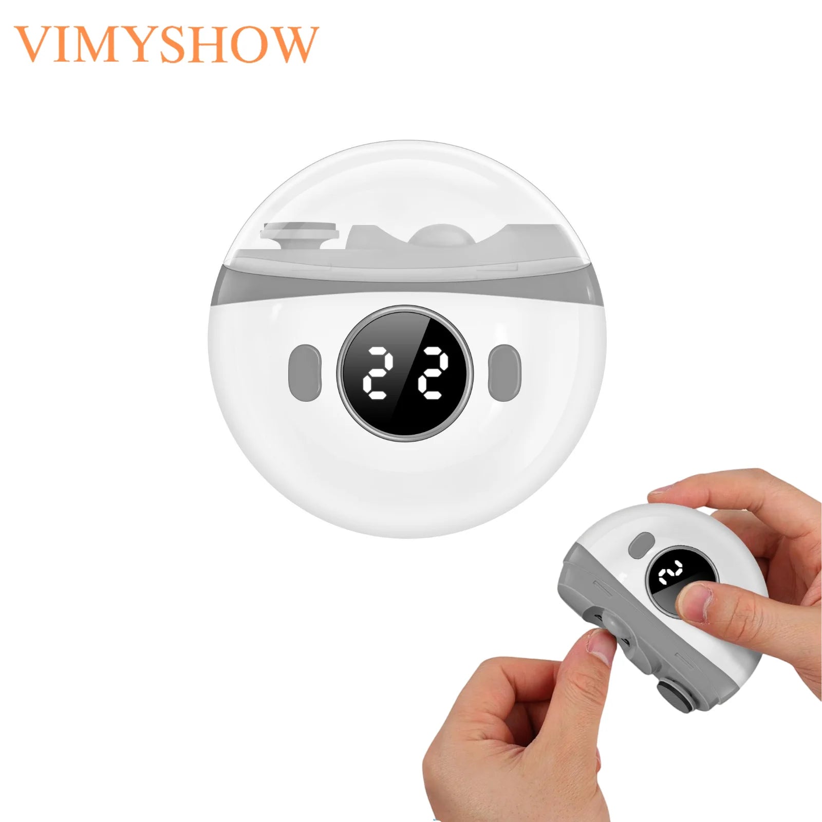 Automatic Electric Nail Trimmer & Polisher - Safe & Painless LED Nail Care Device - 1