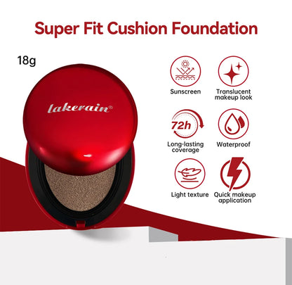 72H Waterproof Semi-Matte Cushion Foundation with Sunscreen