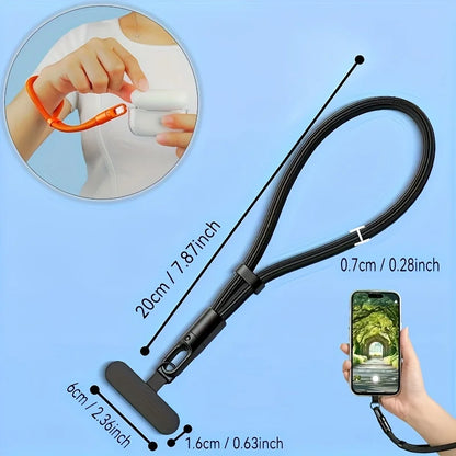 Universal Adjustable Phone Lanyard Crossbody & Wrist Strap 360° Rotating