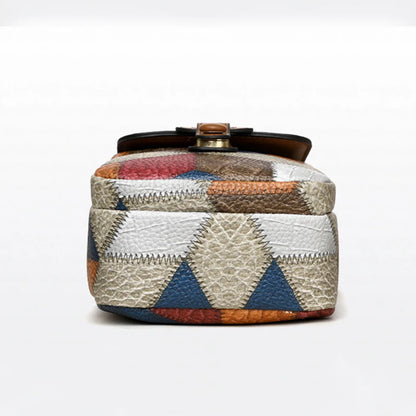 Luxury Stone Pattern Half-Moon Bag