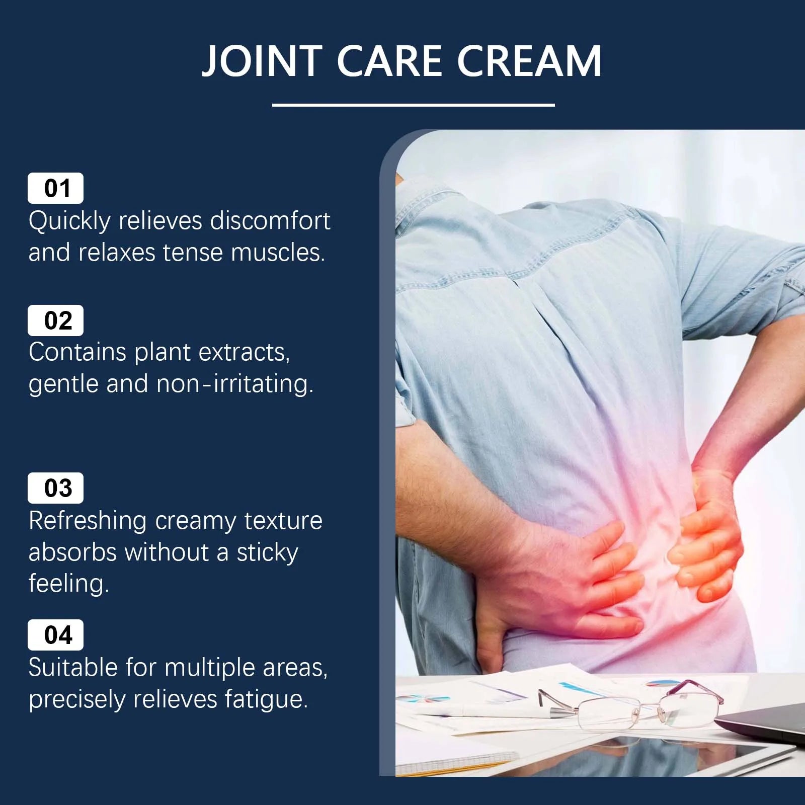 South Moon Joint & Muscle Relief Cream – Natural Soothing Body Recovery Massage Cream - 14