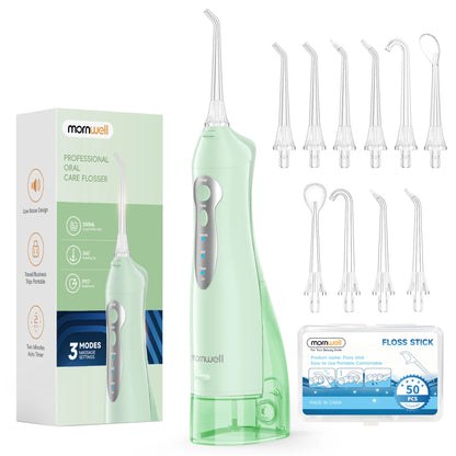 Portable Rechargeable Cordless Water Flosser for Teeth Deep Cleaning