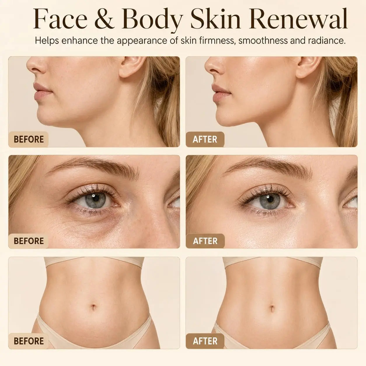 3-in-1 Face & Body Sculpting Massager - LED Skin Tightening & Lymphatic Drainage - 5