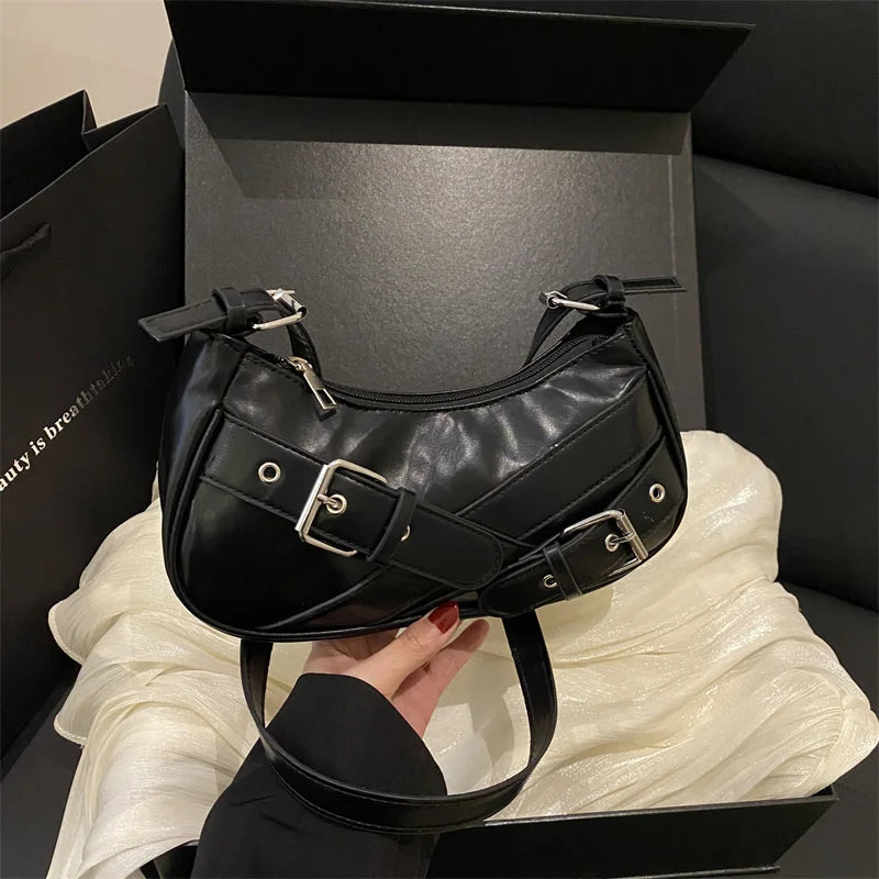 Luxury Vintage Stone Shoulder Bag