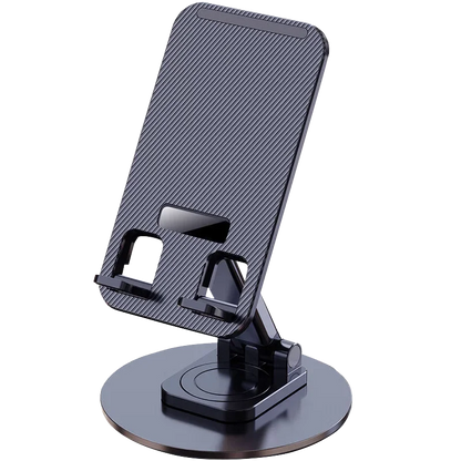 Foldable 360° Rotating Desktop Phone Stand - Universal Adjustable Holder